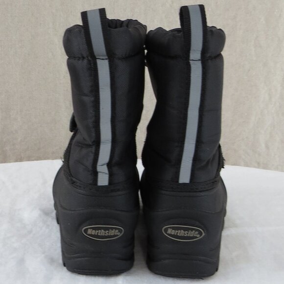 Northside 3M Thinsulate Kids Warm Hiking Black Boots Snow Water Resistant - Picture 6 of 12